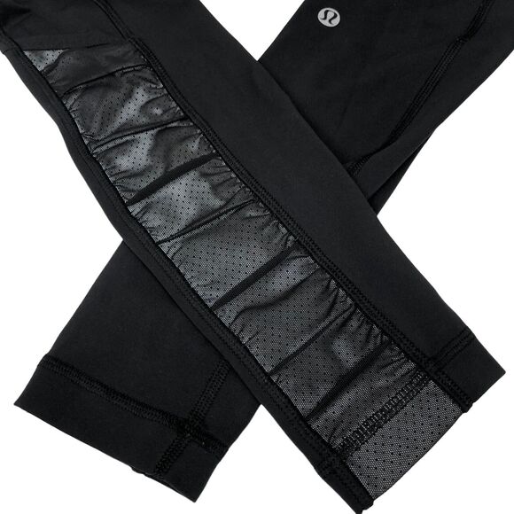 Lululemon Speed Tight Luxtreme Reflective Dots Mesh Leggings Full Length Size 2 - Picture 3 of 7